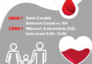Campania ”Donează sânge și salvează vieți!” continuă in orașul Corabia.
